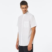 Kinney Button Down SS - White
