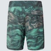 Marble Swirl 19" Boardshort - Mint Green Magma