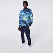 Oakley Cascade Hoodie Fleece in Neon Wave | Oakley® | Official