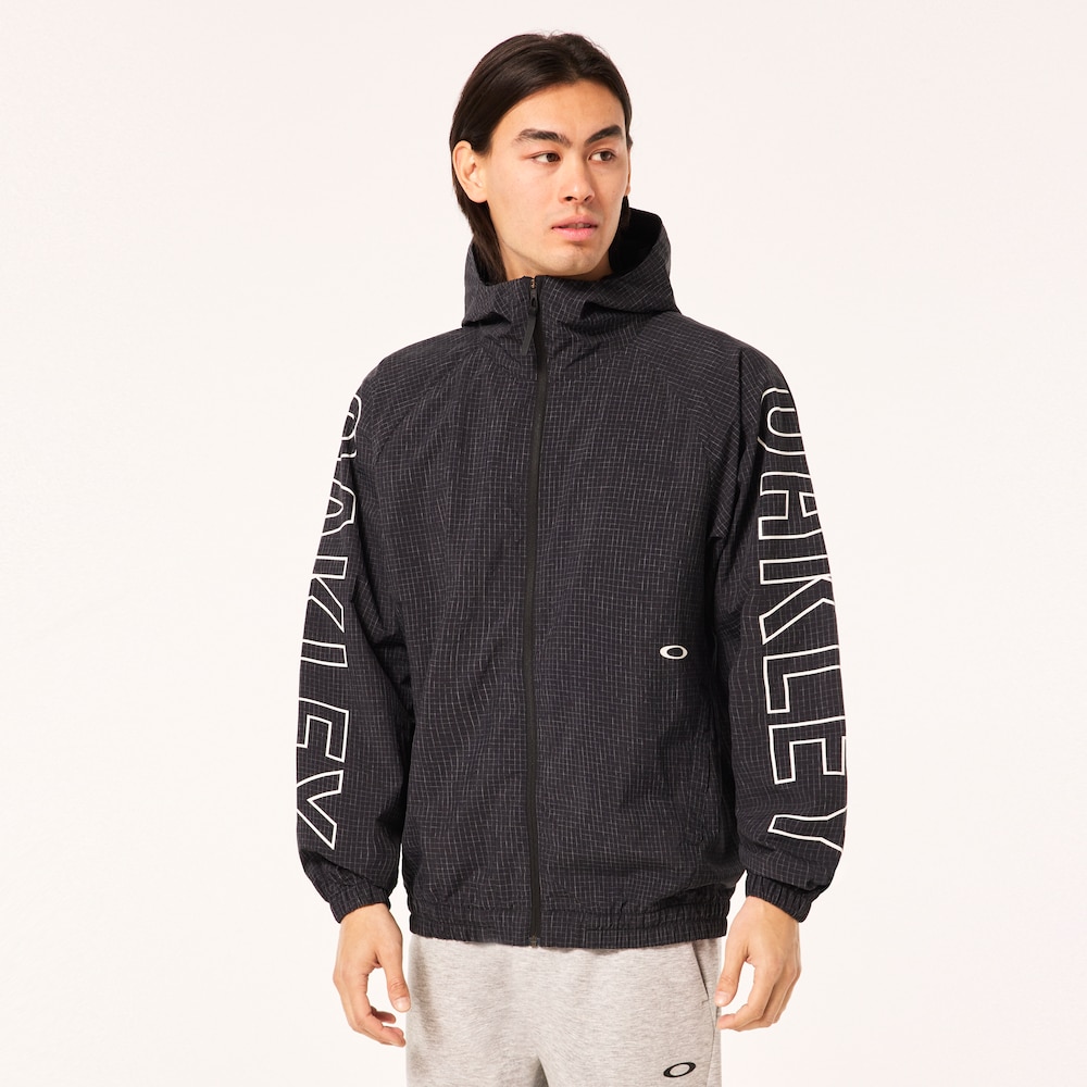 Oakley Enhance Al Wind Jacket 1.0 in Blackout | Oakley® AU