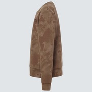 Enhance Qd Fleece Crew Ytr 4.0 - Brown Print
