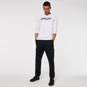 Mark II L/S Tee - White/Black