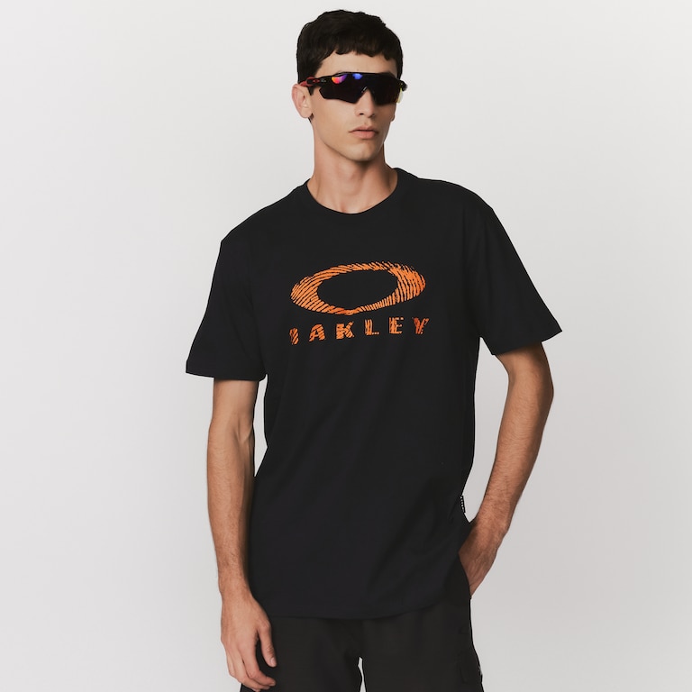 Camiseta Oakley Ellipse Fingerprint - Blackout