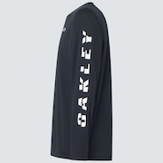 Slant Logo Print L/S Tee 6.0 - Blackout