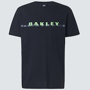Stripe Barck Logo SS T-Shirt - Blackout