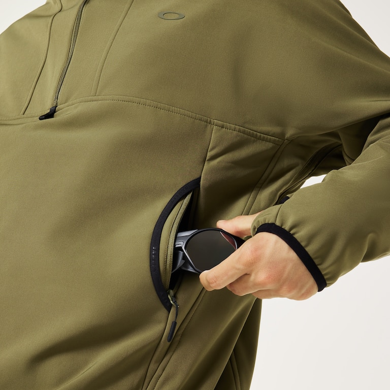 Wintertide Softshell Hoodie - Army Green