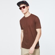 Iridium Grid Short Sleeve Tee - New Orange Grid Print