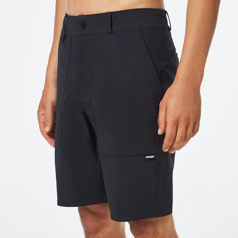B1B Hybrd Short 20 - Blackout Heather