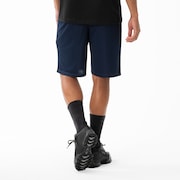 Bermuda Masc Mod Sports Knit Shorts - Dark Blue