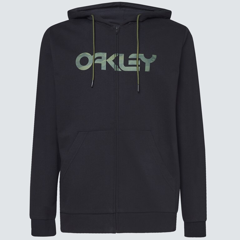Teddy Full Zip Hoodie - Black/Core Camo
