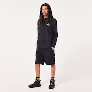 Lined Mountain Bark Hoodie - Blackout