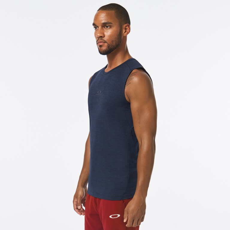 O Fit Rc Sleeveless Tee - Fathom Heather