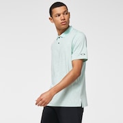 Oakley Jacquard Stripe Polo - Bay Green