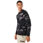 Street Logo Hooded Camo Fleece Camo - Gray Camo