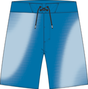 Ellipse 18" Boardshort - Swimming Blue
