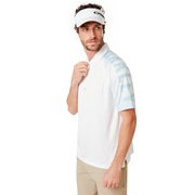 Graphic Logo Sleeves Polo - White