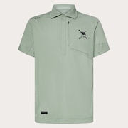 Skull Sleek Stripe Shirt 2.0 - Island Green