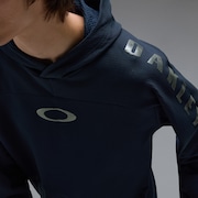 Striking Matelasse Hoodie - Fathom