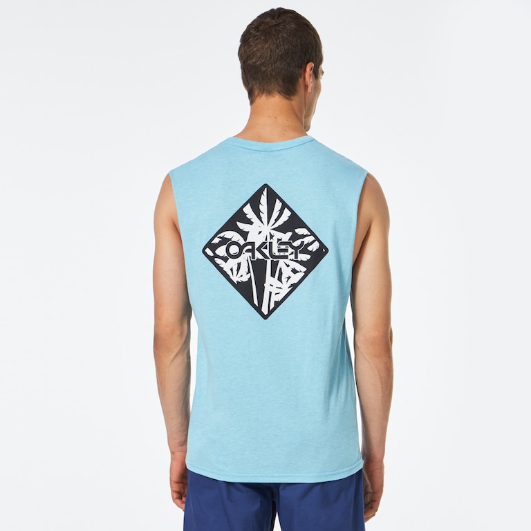 Palms B1B Tank - Bright Blue Heather