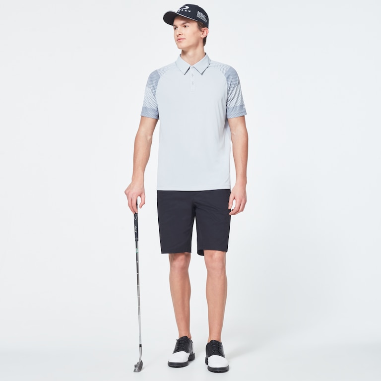Dot Sleeves Polo - Lunar Rock