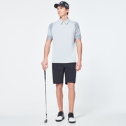 Dot Sleeves Polo - Lunar Rock
