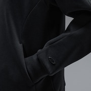 Radiant Peach Fleece Hoodie 12.0 - Pitch Black