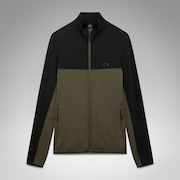 Canopy Full Zip Sweatshirt - Blackout/Deep Olive