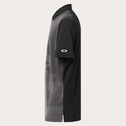 Jacquard Printed Polo - Blackout