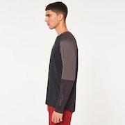 Factory Pilot Mtb LS Jersey - Black/Forged Iron