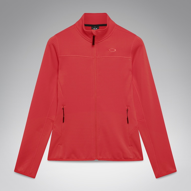W. Canopy Full Zip Sweatshirt - Hibiscus Red