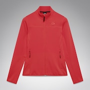 W. Canopy Full Zip Sweatshirt - Hibiscus Red