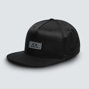 Nylon Hologram Patch Hat - Blackout