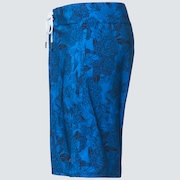 Dark Floral 18 Rc Boardshorts - Blue Flower