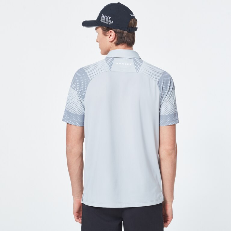 Dot Sleeves Polo - Lunar Rock