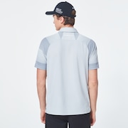 Dot Sleeves Polo - Lunar Rock