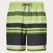 Sunset RC 19” Boardshort - Gradient Stripes Light Green