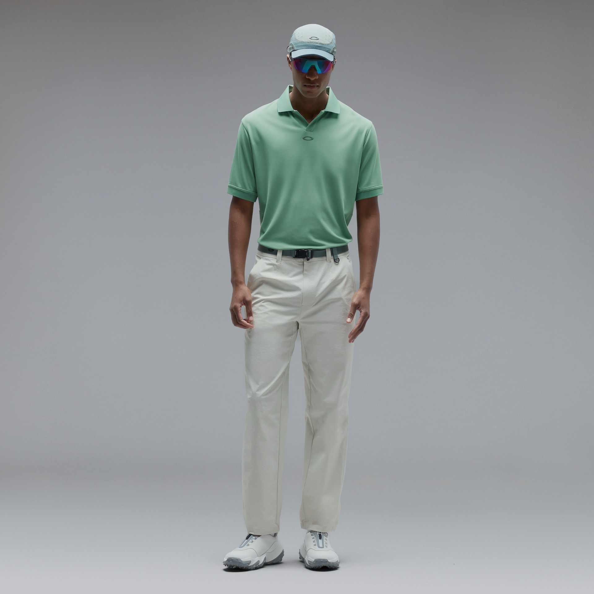 Oakley C1 Vardon Polo Nile Green FOA406819-75I Top, Large