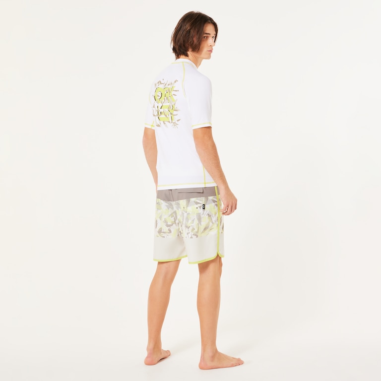 Session Rc 19" Boardshort - Camo Palm Sulphur