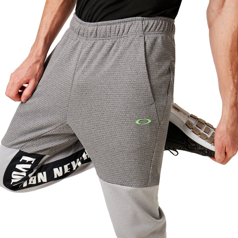 Enhance Grid Fleece Pants 9.7 - Charcoal/Heather Gray