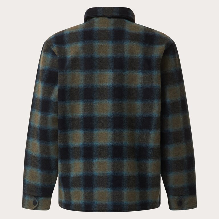 Off-Slope Overshirt - Army Green Check