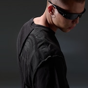 Reserve Strato Panels Tee - Pitch Black