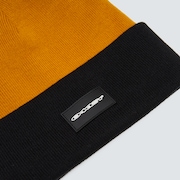 Tc Stretch Logo Beanie - Blackout/Amber Yellow