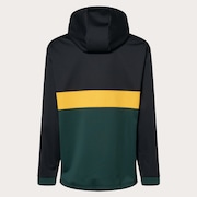Tnp Nose Grab Softshell Hoodie - Black/Hunter Green