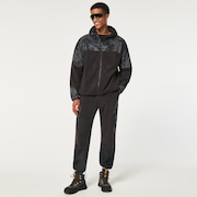 Wanderlust Fz Hoodie - Black/Mountain Td Print
