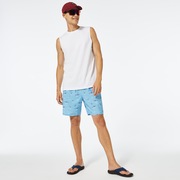 Tropics B1B Rc 18" Beach Short - Aviator Tropical Palms
