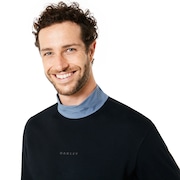 Cycling Collar Utility Long Sleeve Tee - Blackout