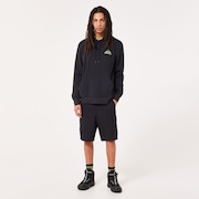 Lined Mountain Bark Hoodie - Blackout