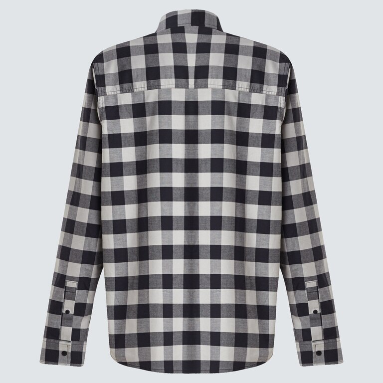 Checkered Ridge Long Sleeve - Stone Gray
