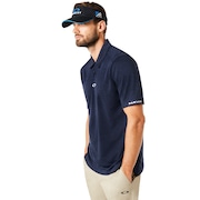 Aero Ellipse Polo - Fathom Heather