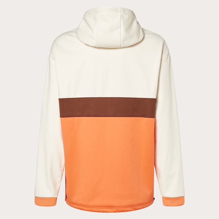 Tnp Nose Grab Softshell Hoodie - Arctic White/Soft Orange